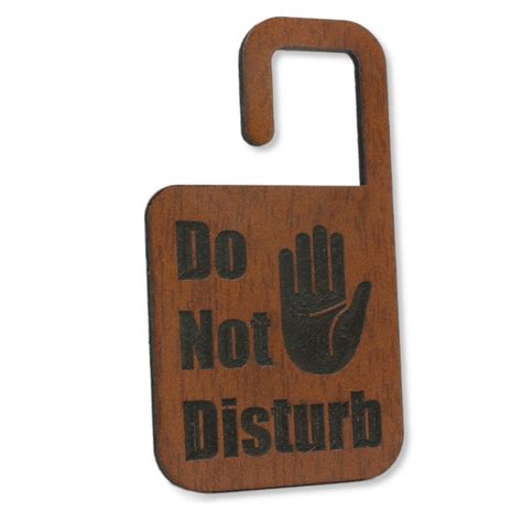 Cartello non disturbare (door hanger) personalizzato .